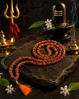 Panchmukhi Rudraksh mala for wearing