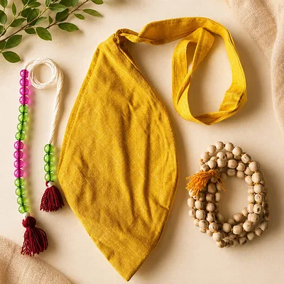 Gaumukhi Bag, Japa Mala & Counter
